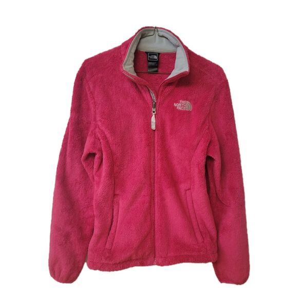 CTHE NORTH FACE Women's Osito Fleece Full Zip Jacket, Fuchsia Pink-Size S/P - Picture 3 of 8